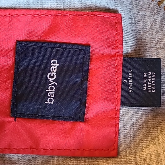 Red hooded lined zip up windbreaker jacket - Picture 3 of 5